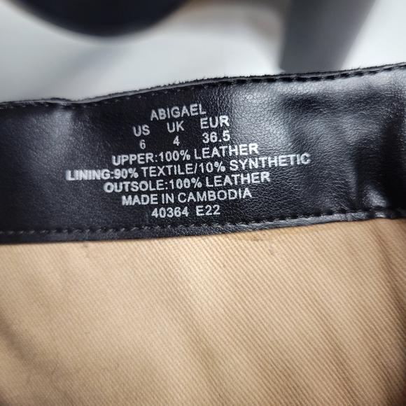 RLL Ralph Lauren Women 6 Boots Abigael Black Suede Zip Calf High Block Heel Edgy - Picture 13 of 15